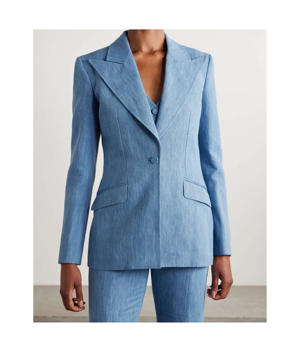 Long-Sleeved Suit Jacket