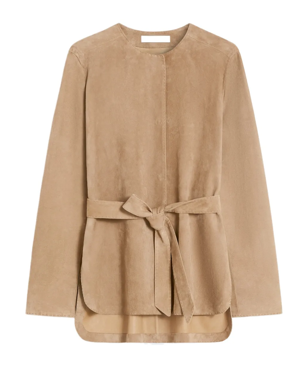 Suede Jacket - Hazelnut Brown