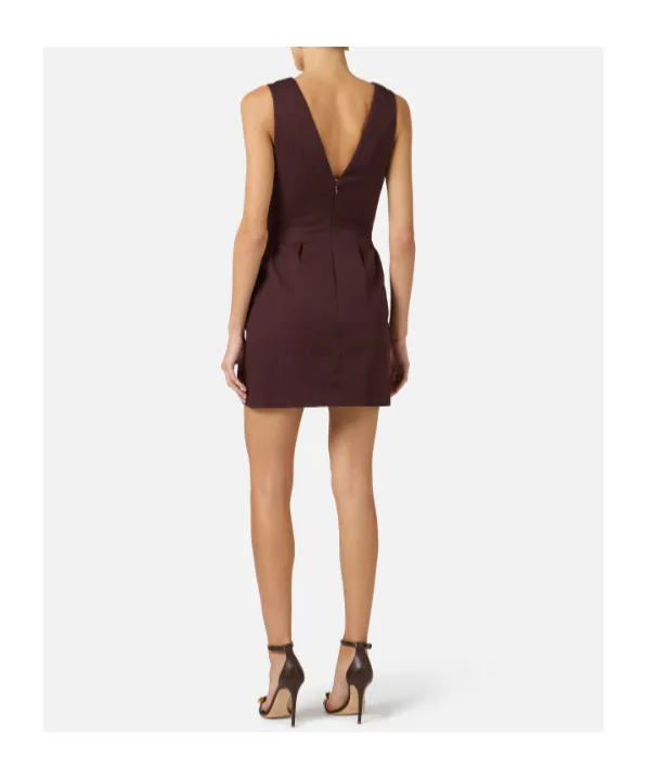 Elisabetta Franchi V-Neck Sleevless Mini Dress