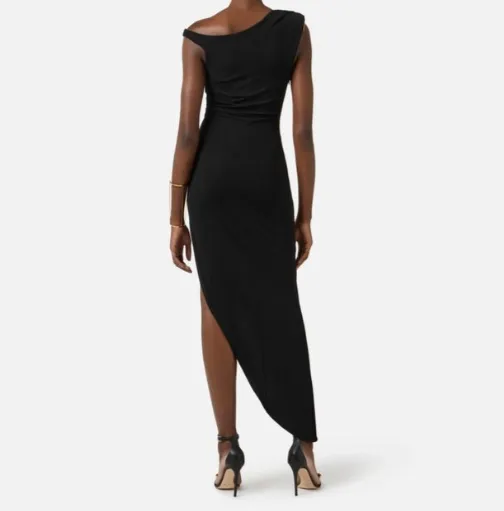 Elisabetta Franchi Jewel Shoulder Dress