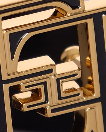 Elisabetta Franchi Logo Plaque Belt