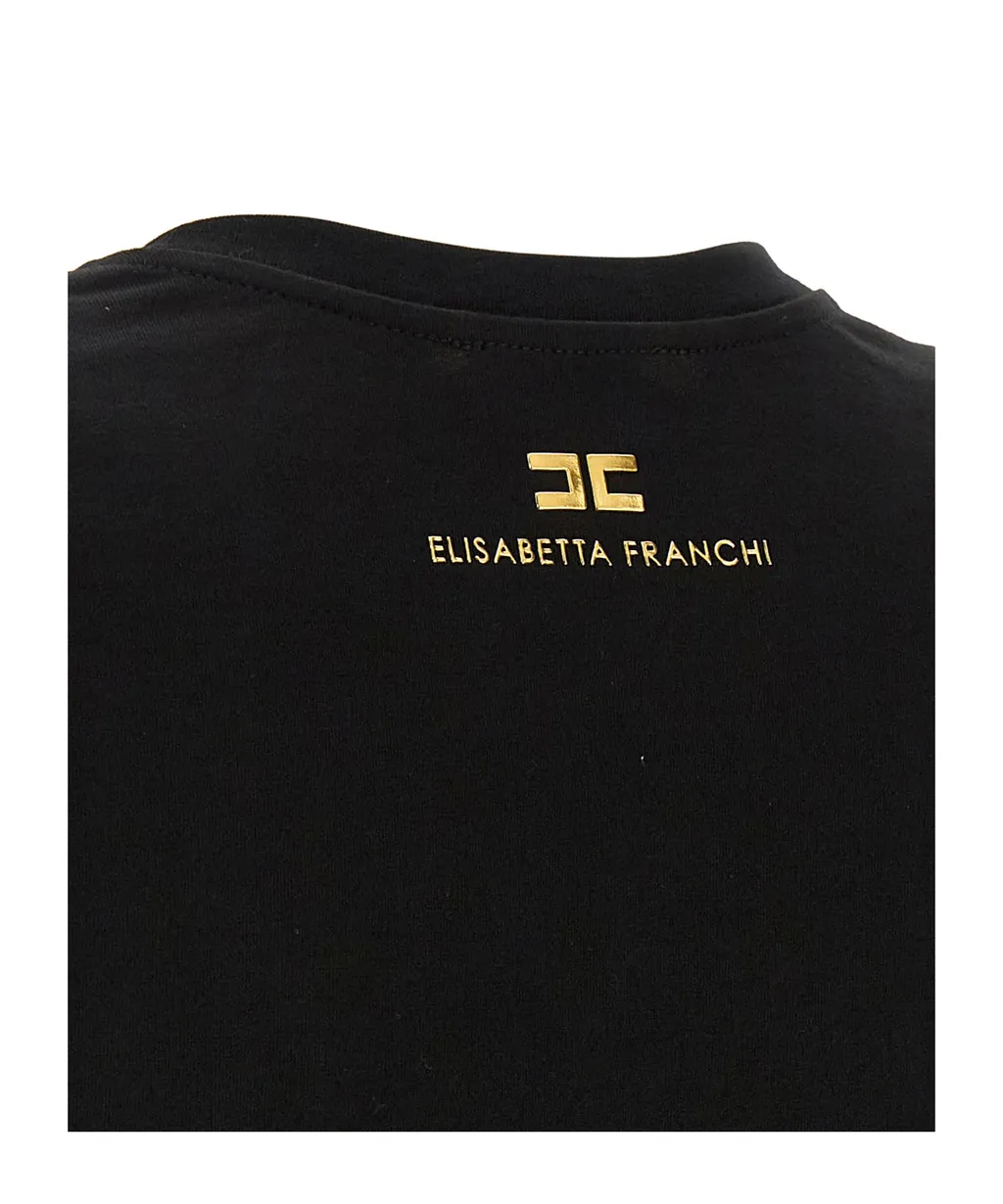 Elisabetta Franchi Knot Jersey T-Shirt