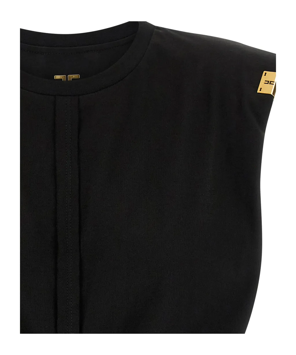Elisabetta Franchi Knot Jersey T-Shirt