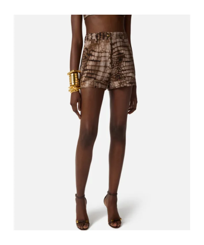 Elisabetta Franchi Print Shorts