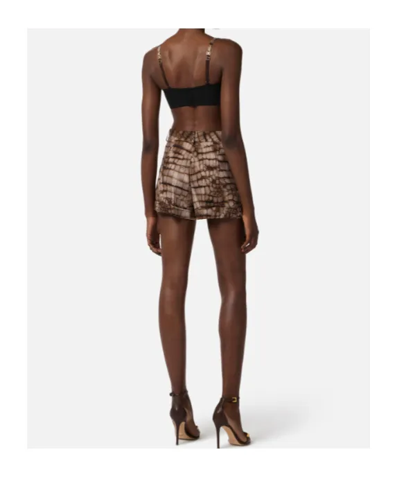 Elisabetta Franchi Print Shorts