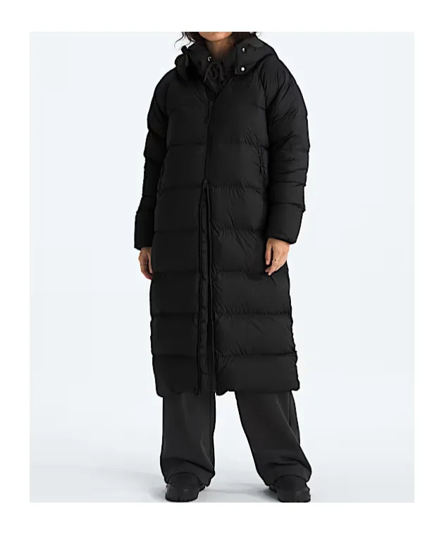 Long Hooded Down Jacket