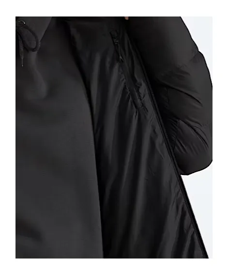 Long Hooded Down Jacket