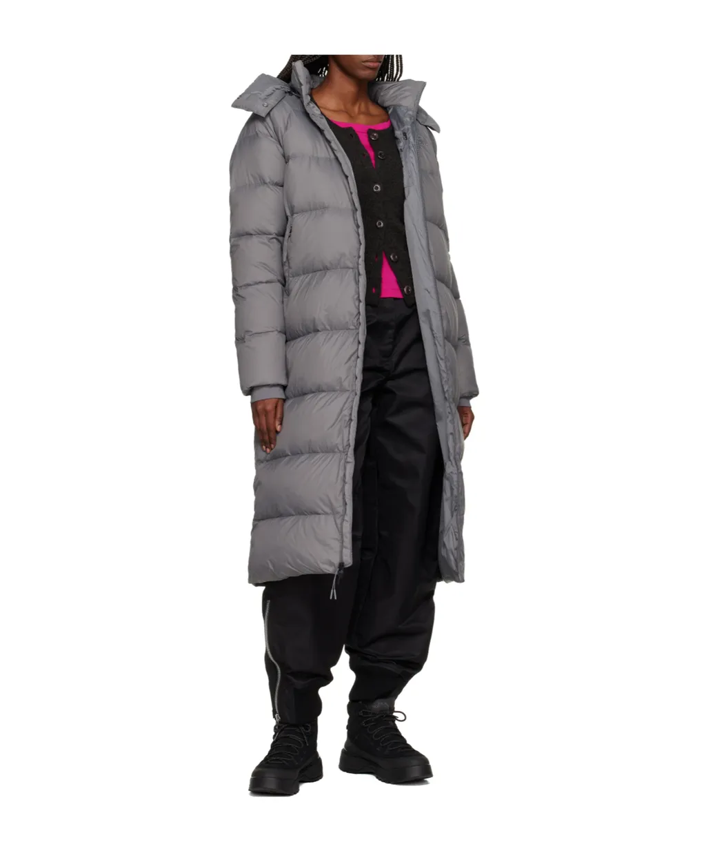 Long Hooded Down Jacket