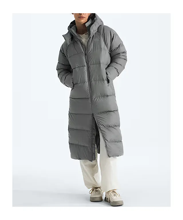 Long Hooded Down Jacket
