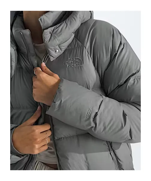 Long Hooded Down Jacket