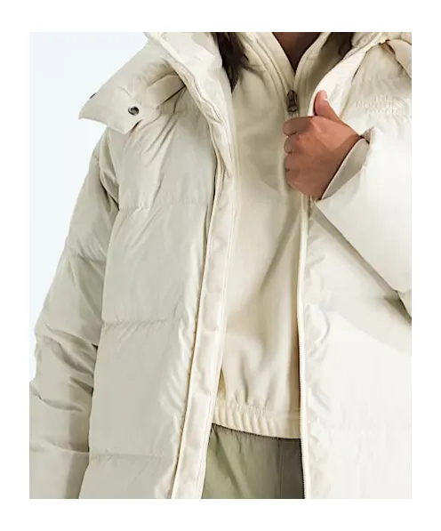 Long Hooded Down Jacket