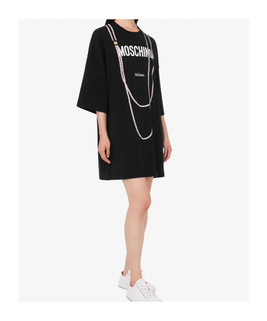 Logo-Print Mini Dress