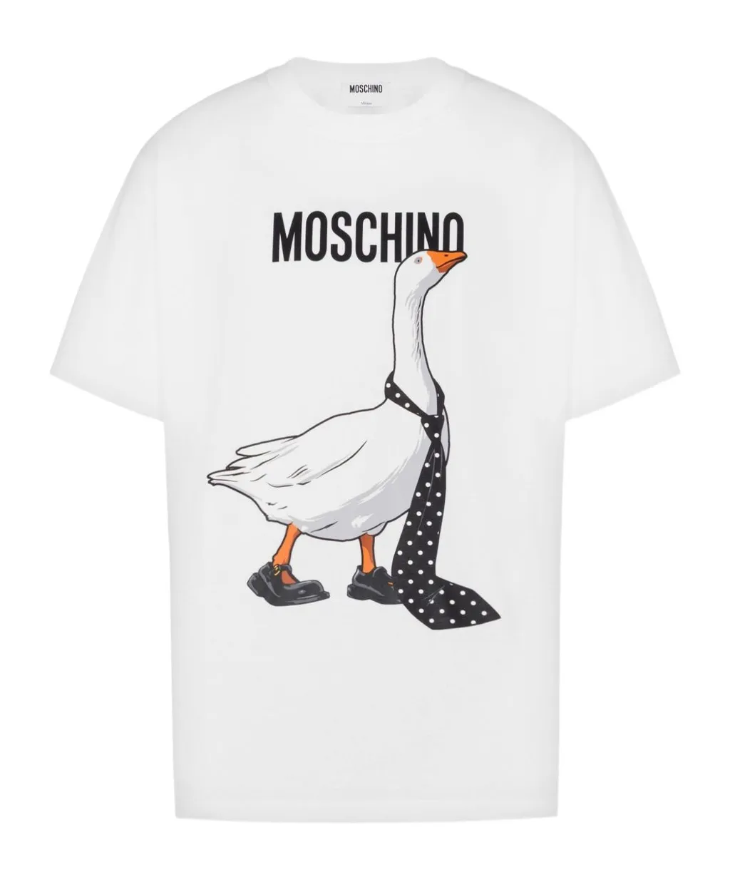 Moschino Goose Printed T-Shirt