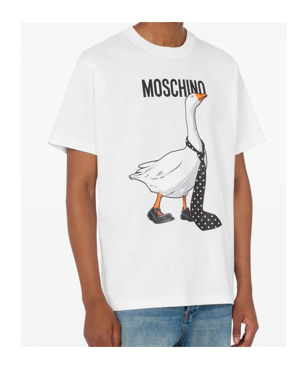 Moschino Goose Printed T-Shirt