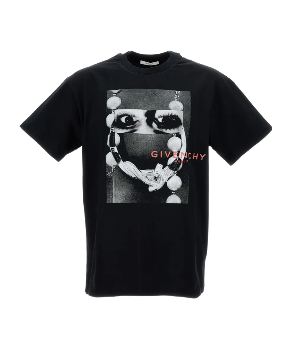 Givenchy Graphic Printed Crewneck T-Shirt