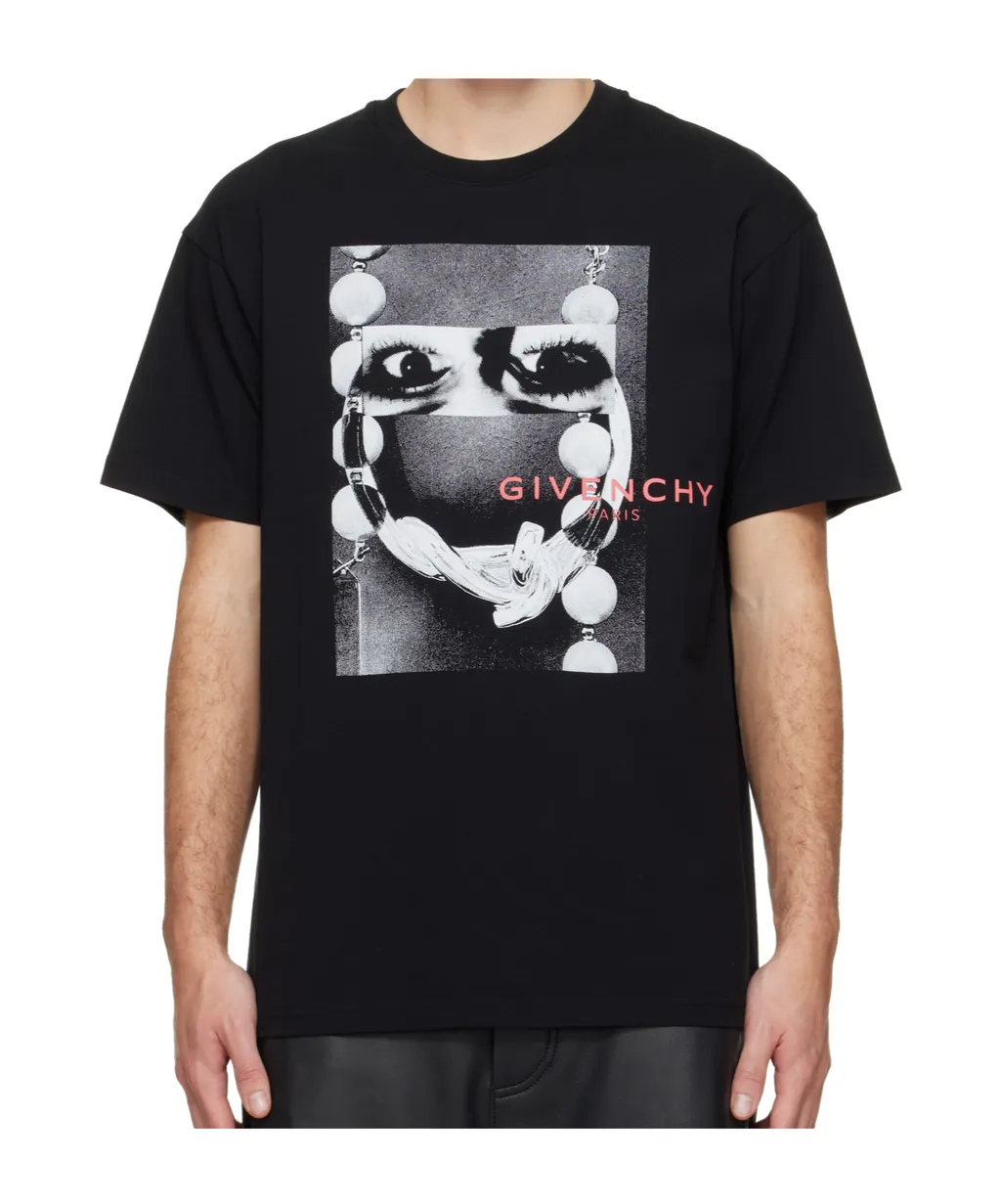 Givenchy Graphic Printed Crewneck T-Shirt