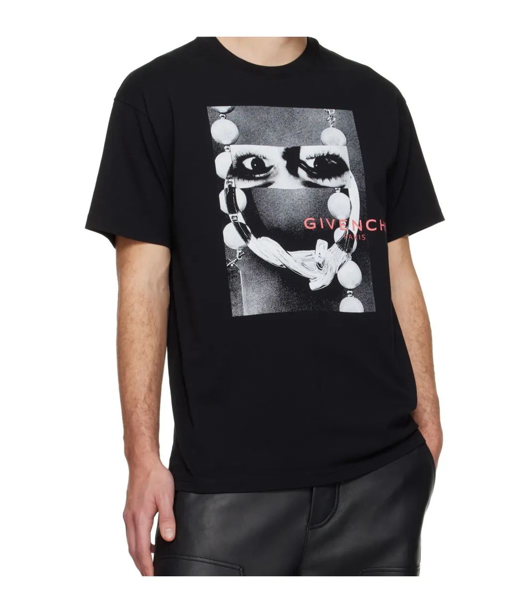 Givenchy Graphic Printed Crewneck T-Shirt
