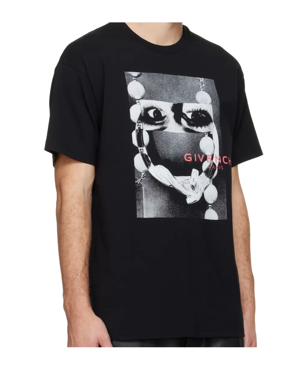 Givenchy Graphic Printed Crewneck T-Shirt