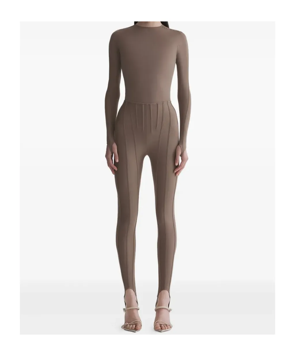 Seam-Detail Leggings