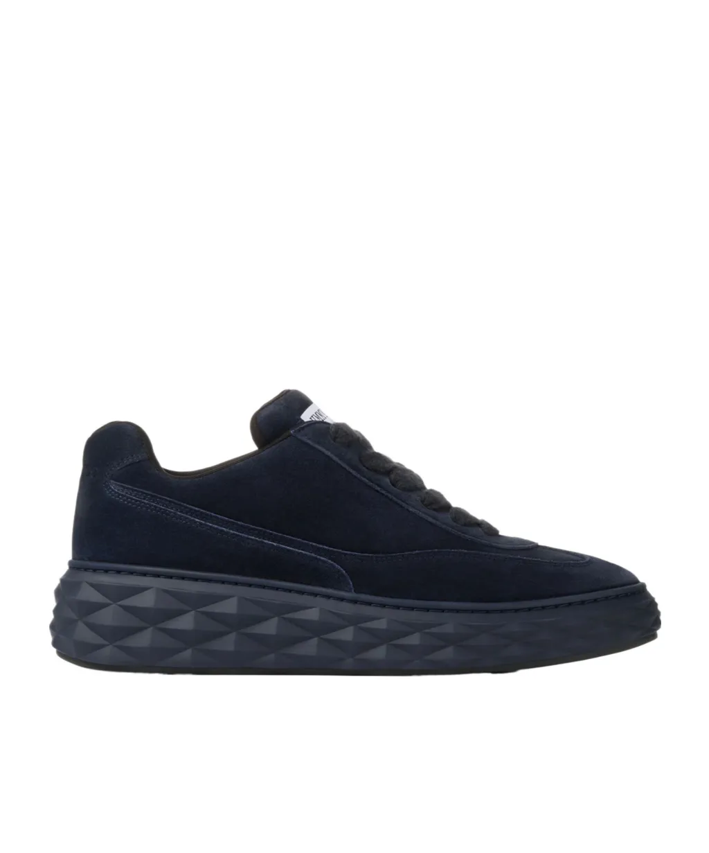 Midnight Velvet Suede Low Top Trainers