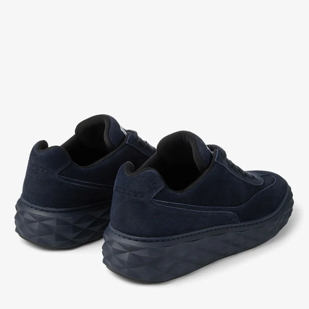 Midnight Velvet Suede Low Top Trainers