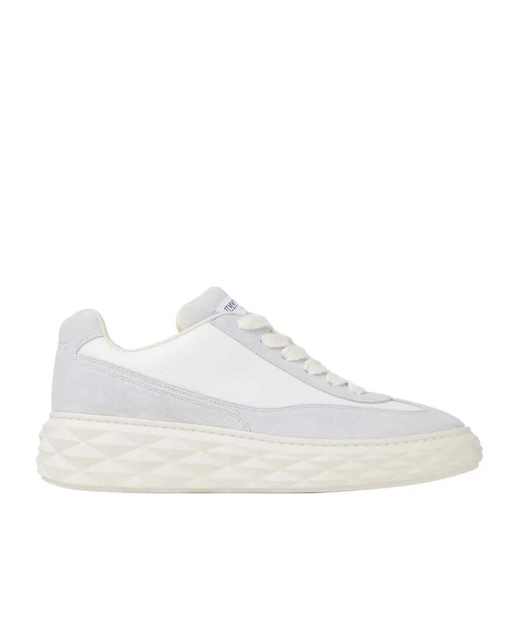 Opal Leather Mix Low Top Trainers