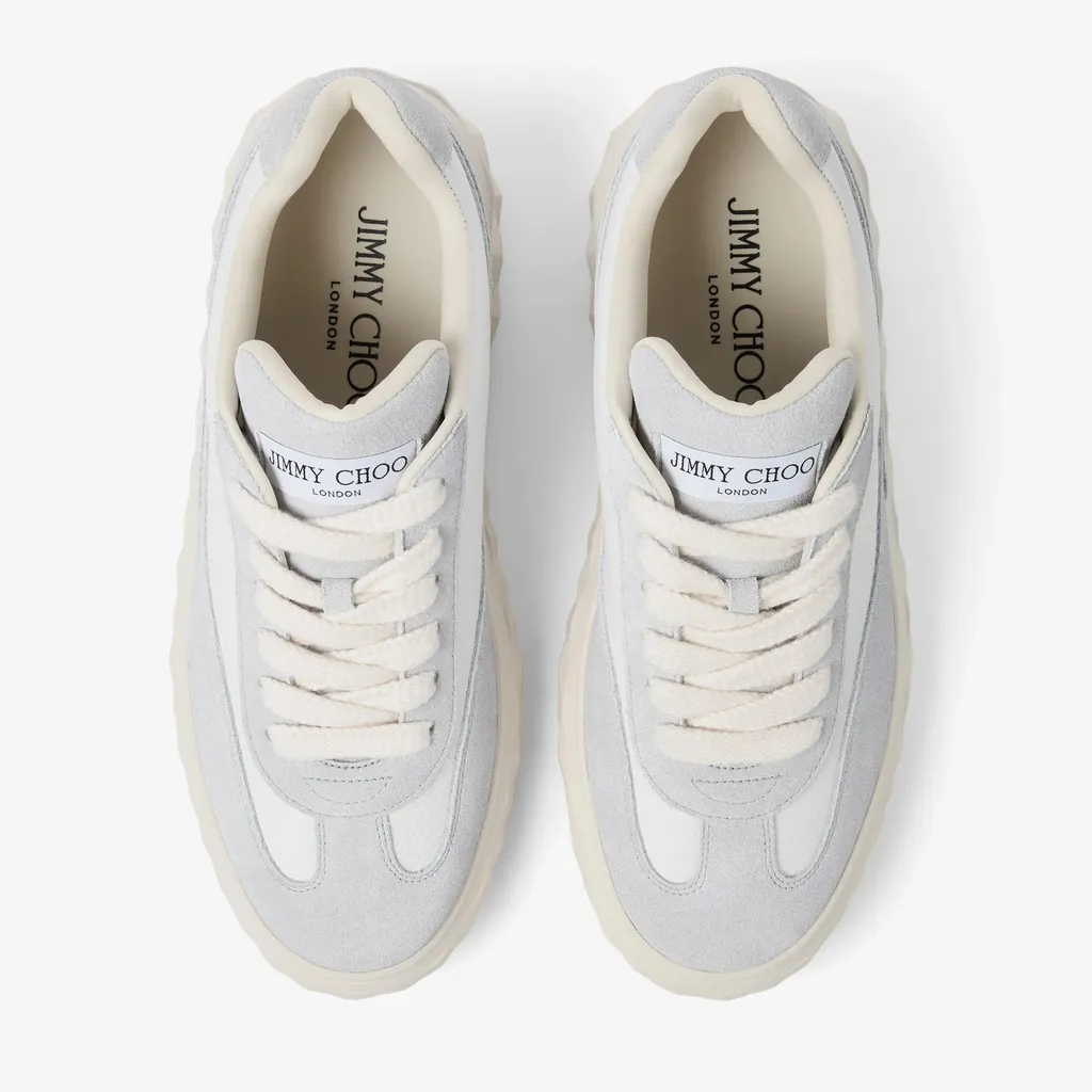 Opal Leather Mix Low Top Trainers