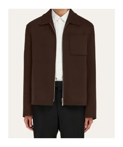 Cashmere-Blend Blouson