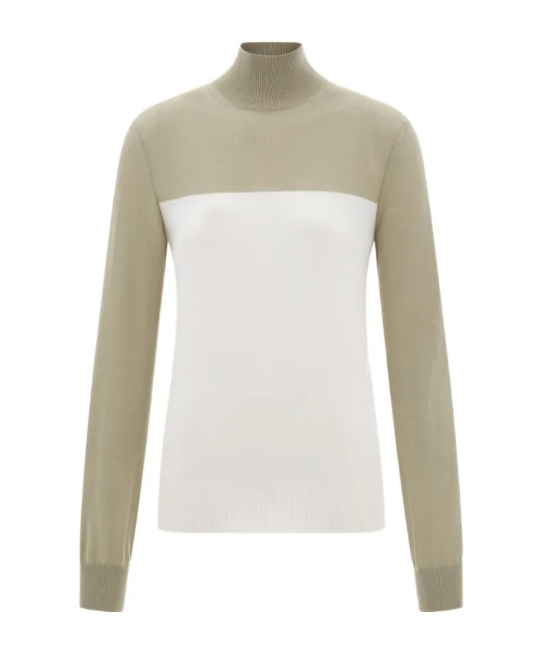 Two Tone Turtleneck