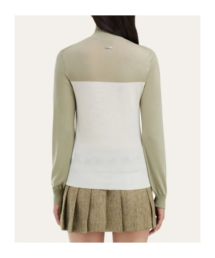 Two Tone Turtleneck