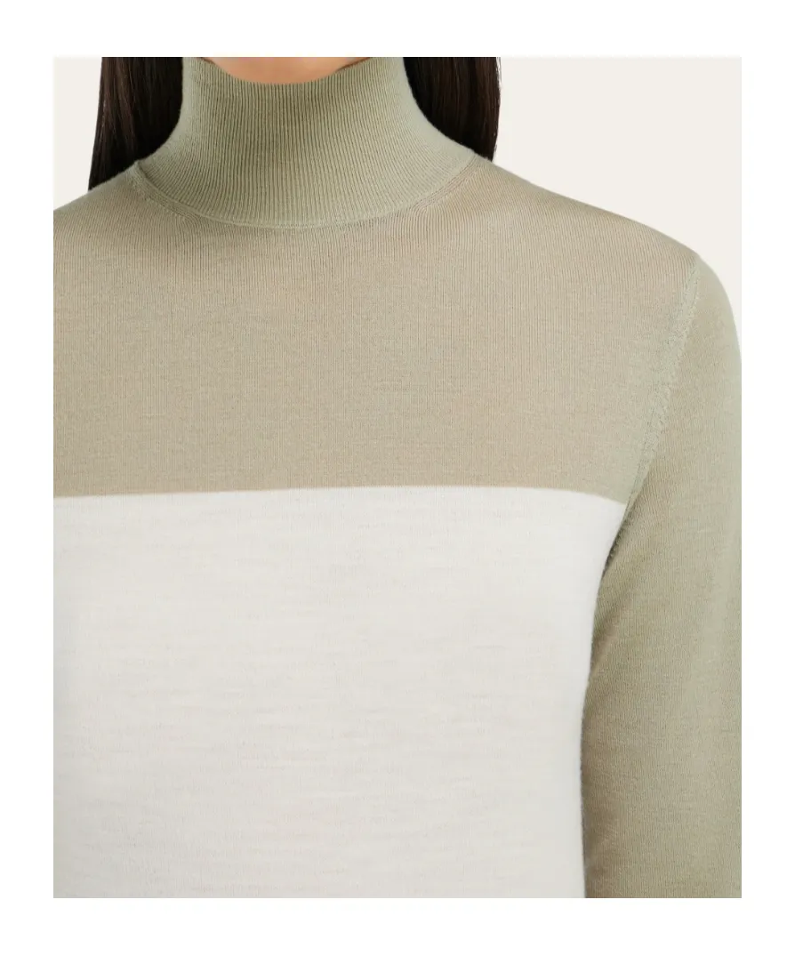 Two Tone Turtleneck