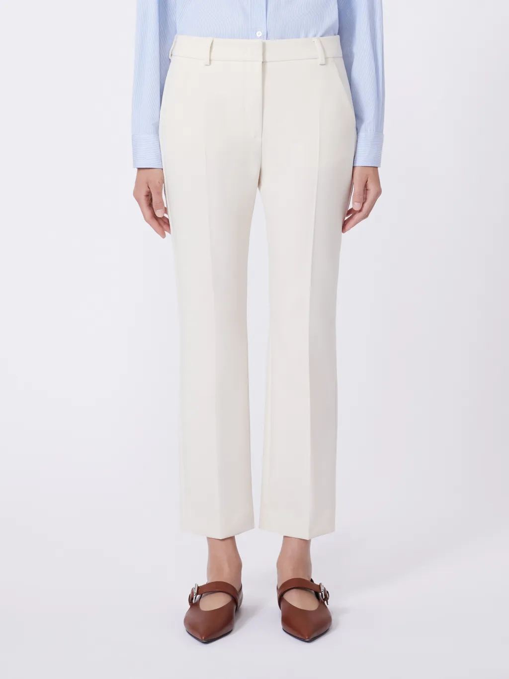 Casual Pants With Belt Loops