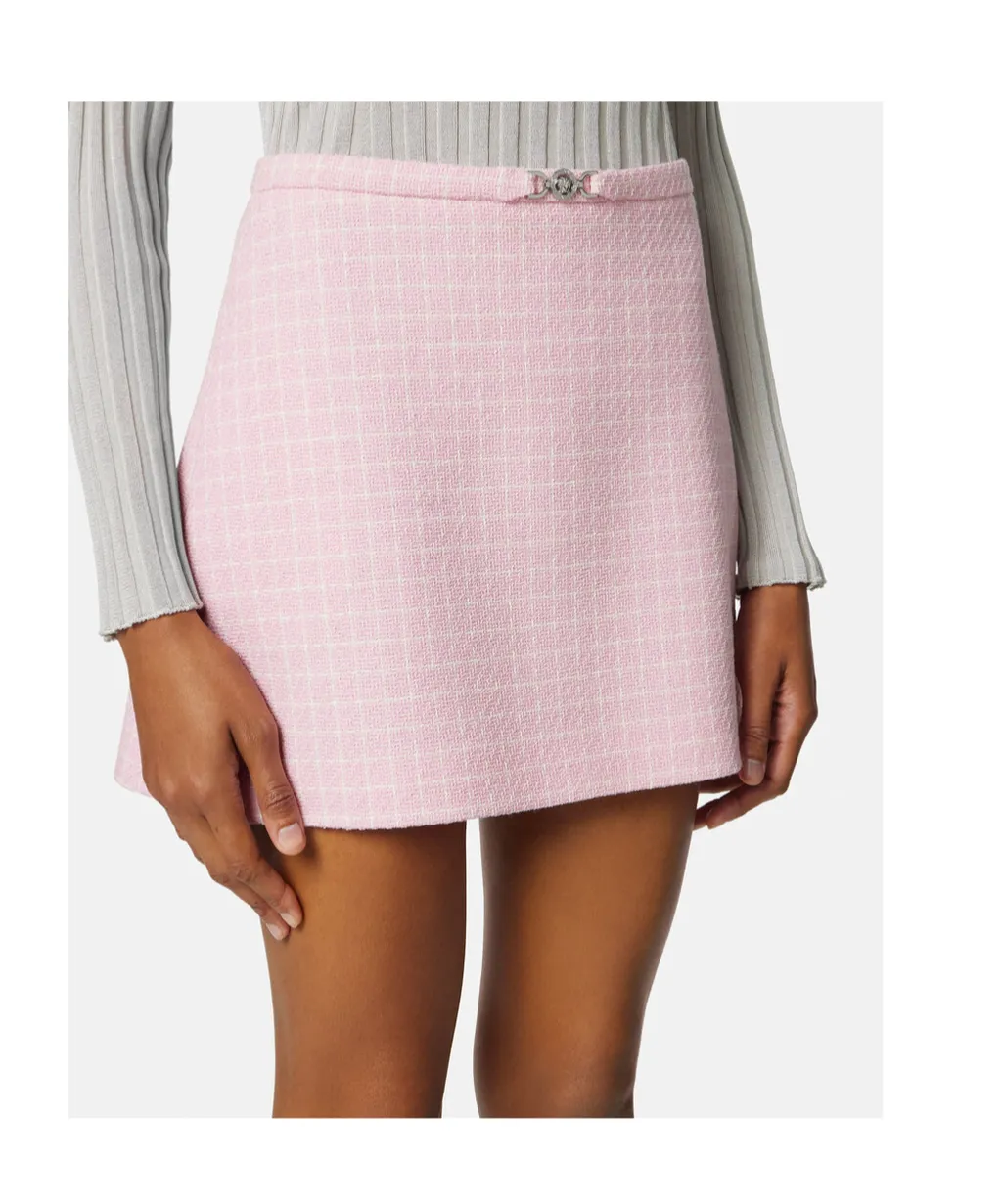 Versace Plaid Patterned Skirt