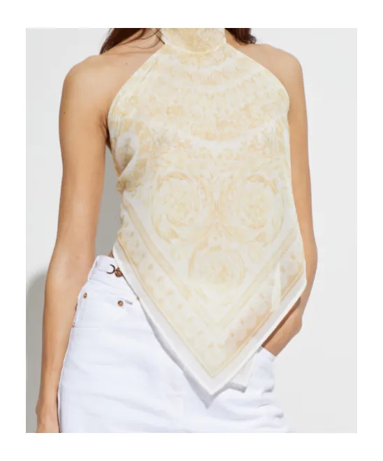 Versace Barocco Pattern Top