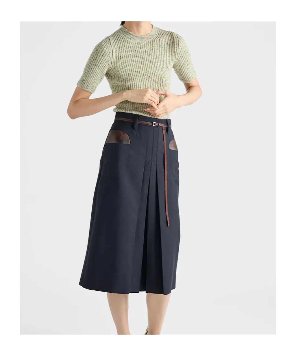 Prada Short-Sleeved Crewneck Jumper