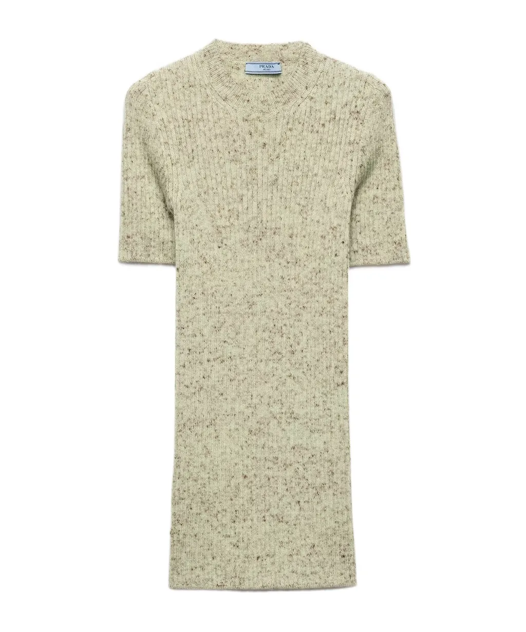 Prada Short-Sleeved Crewneck Jumper