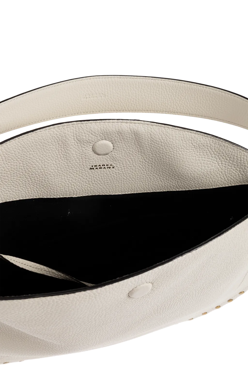 Isabel Marant Logo Printed Stud-Embellished Shoulder Bag