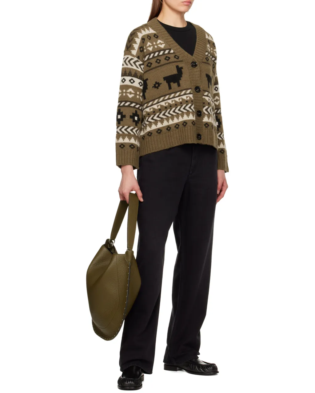 Isabel Marant Oskan Studded Shoulder Bag