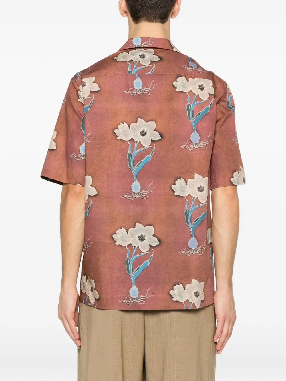 Floral-Print Short-Sleeve Shirt