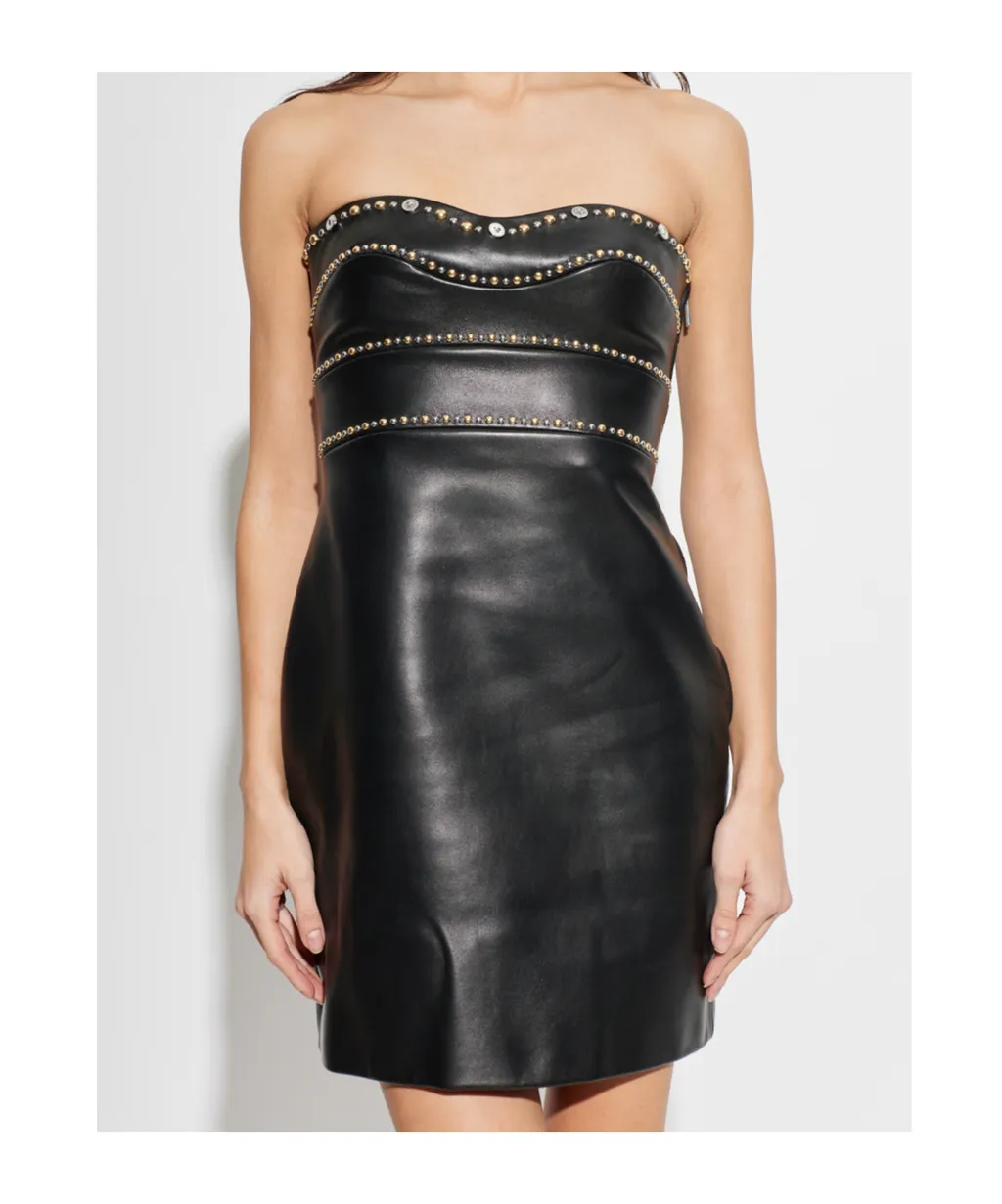 Versace Strapless Mini Dress