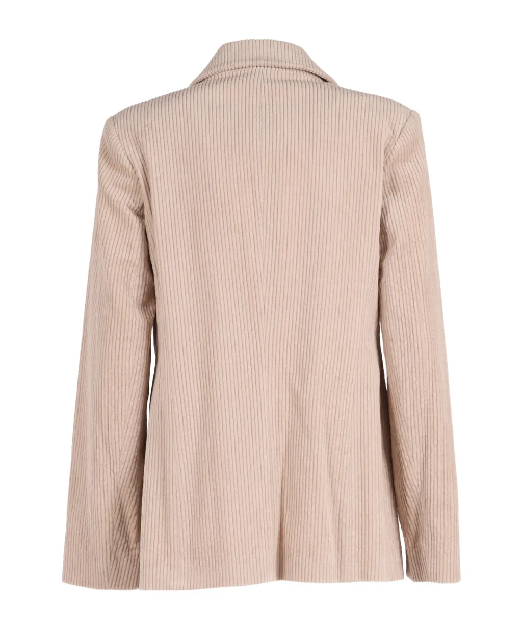 Single-Breasted Long-Sleeved Suit Jacket