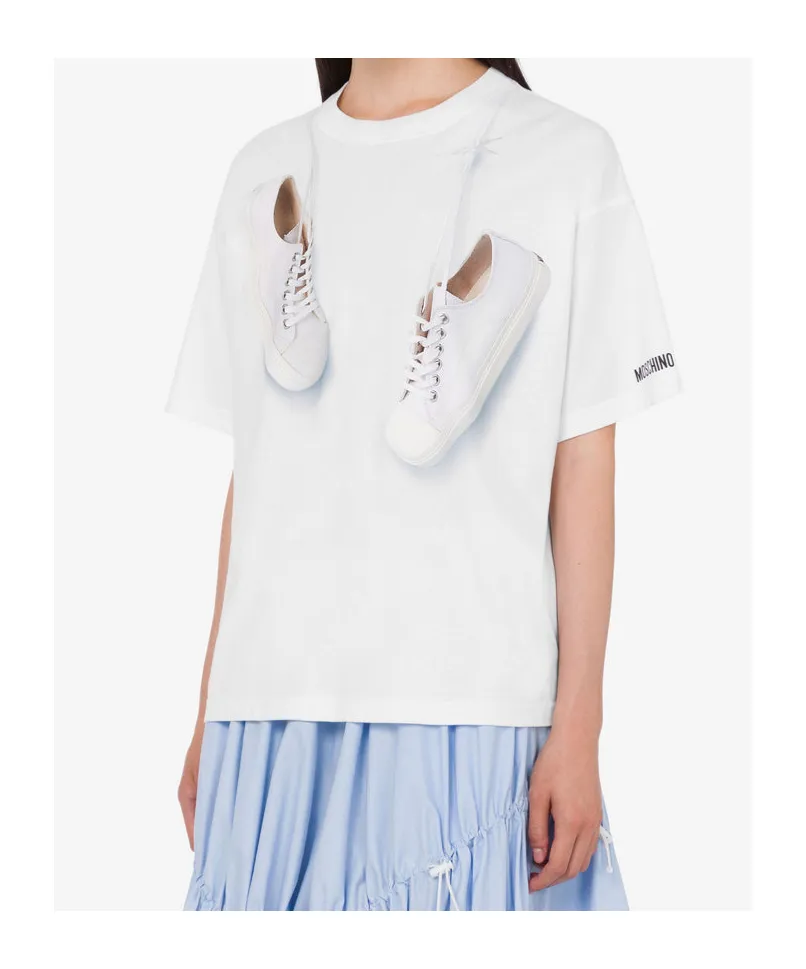 Printed Organic Cotton Jersey T-Shirt