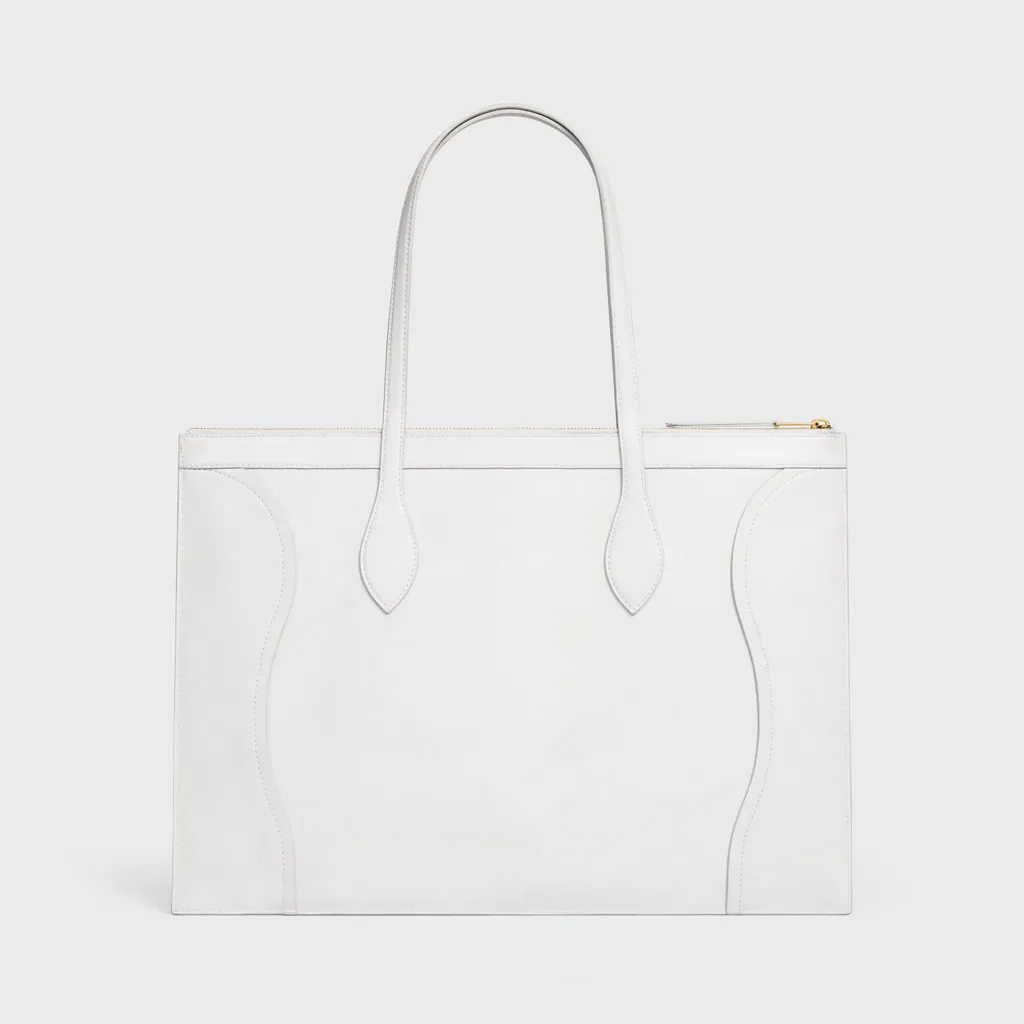 Flat Cabas New Luggage In Glossy Calfskin