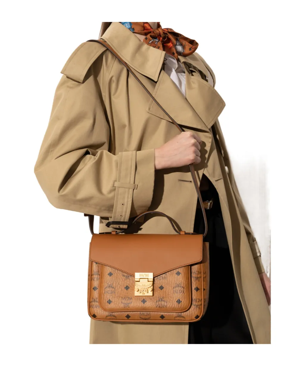 Mcm Tracy Satchel Tote Bag