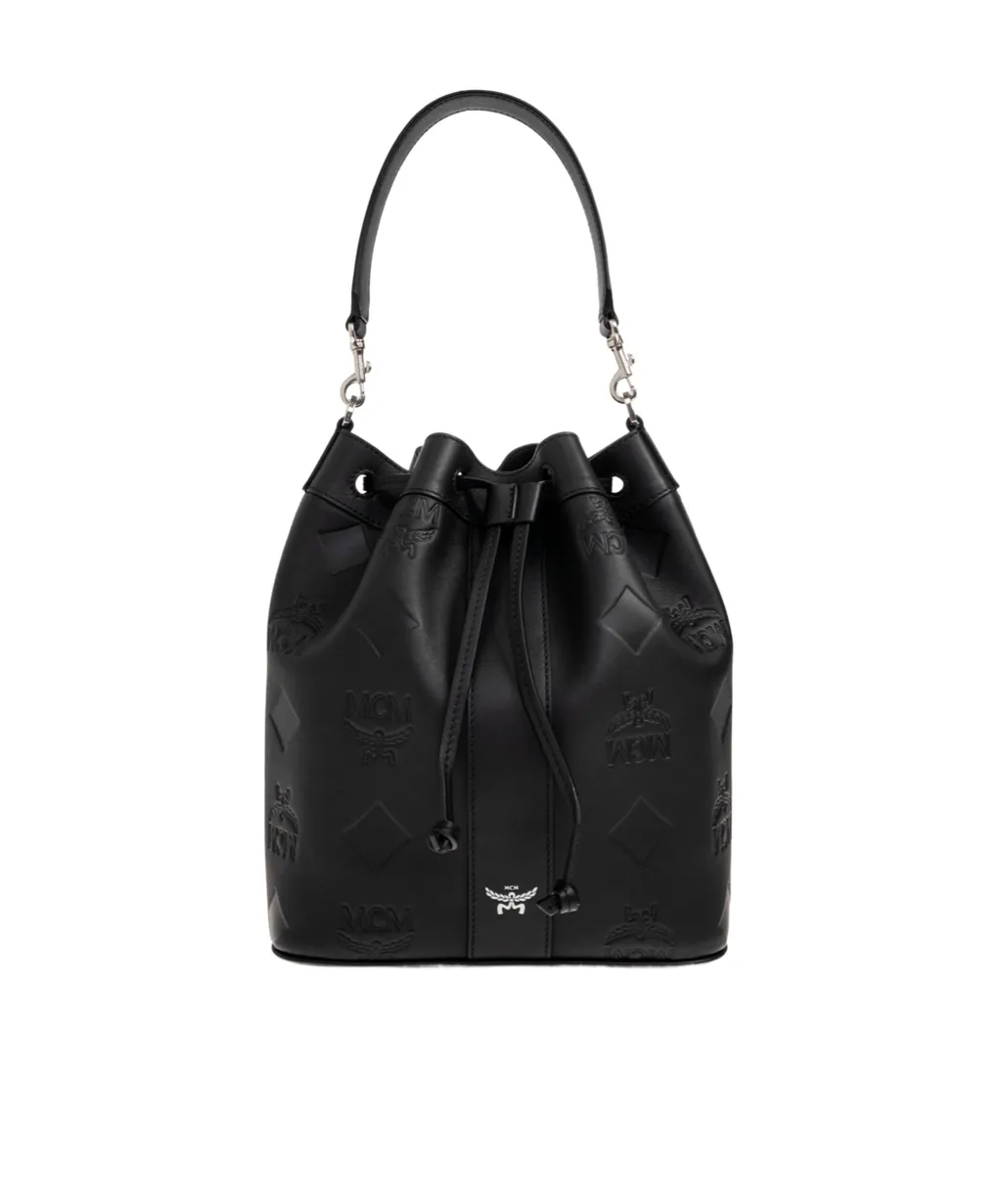 Mcm Dessau Medium Drawstring Bag