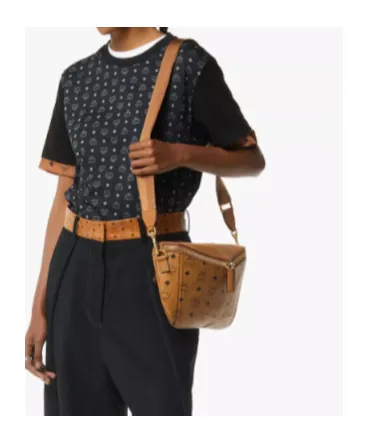 Mcm Small Diamant 3D Crossbody Bag