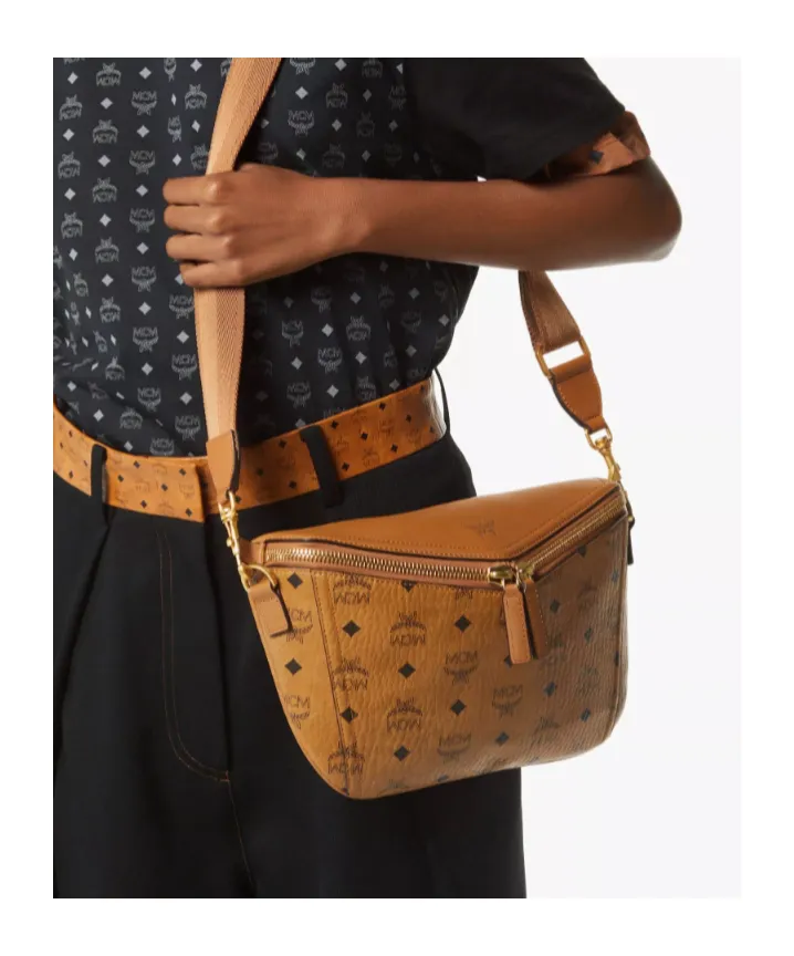 Mcm Small Diamant 3D Crossbody Bag
