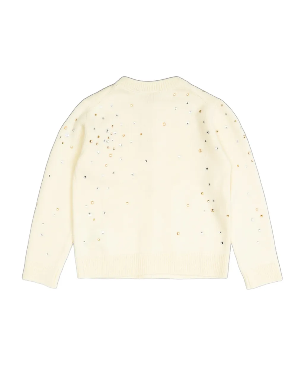 Dolce & Gabbana Kids Embellished Button-Up Cardigan