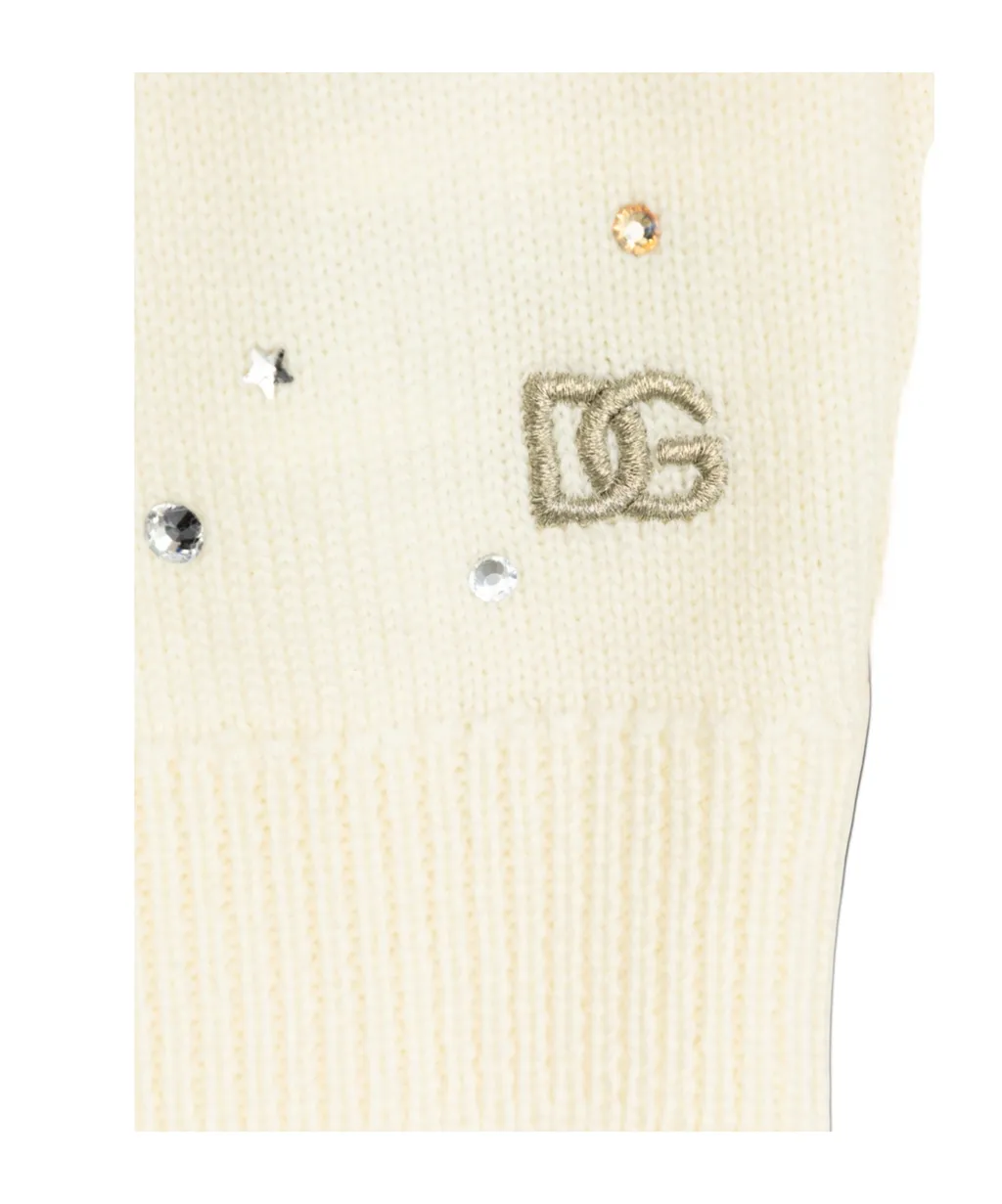 Dolce & Gabbana Kids Embellished Button-Up Cardigan