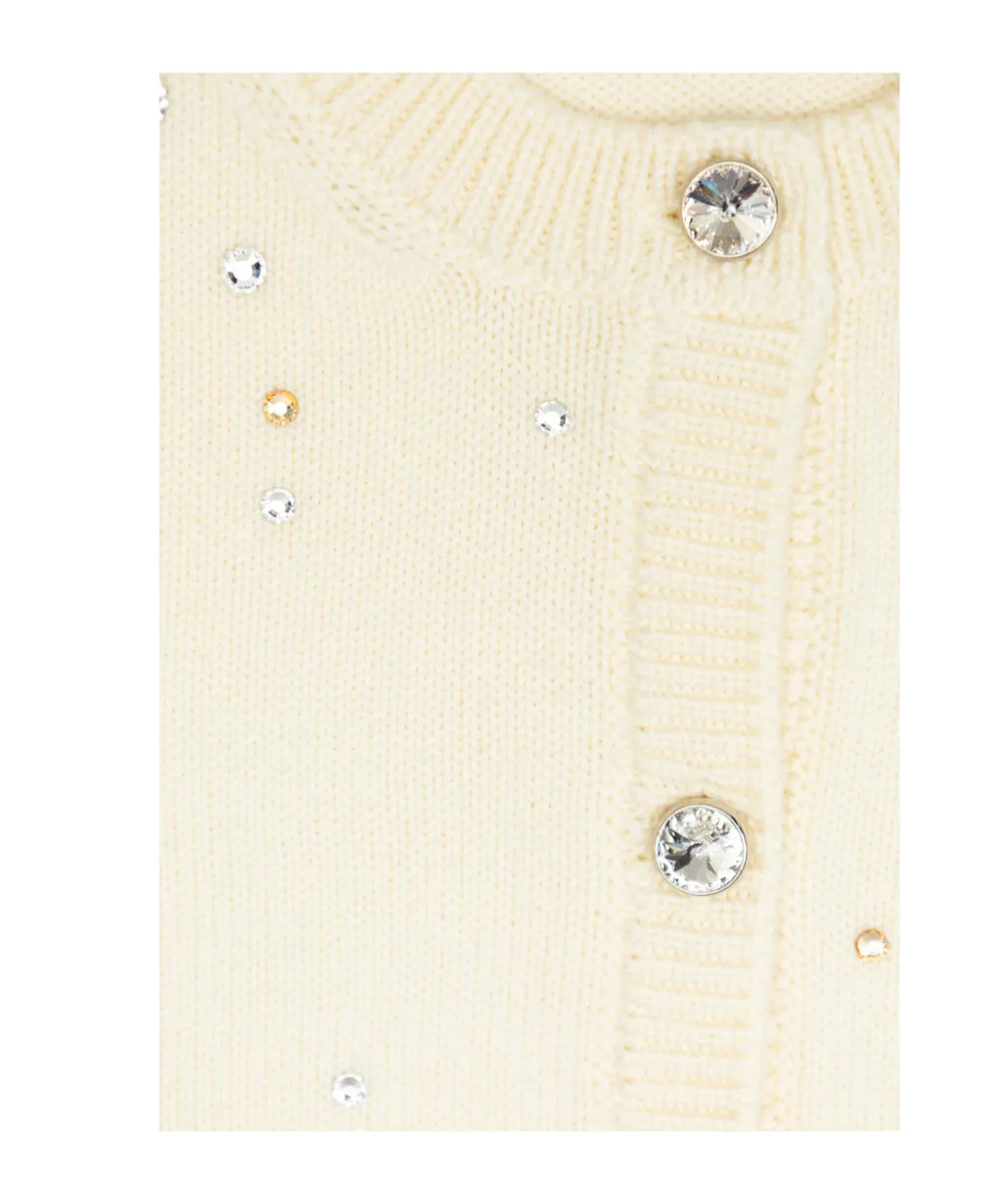 Dolce & Gabbana Kids Embellished Button-Up Cardigan